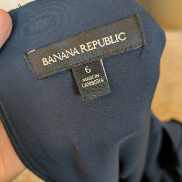 Banana Republic Navy Fit And Flare Dress - Picture 5 of 5
